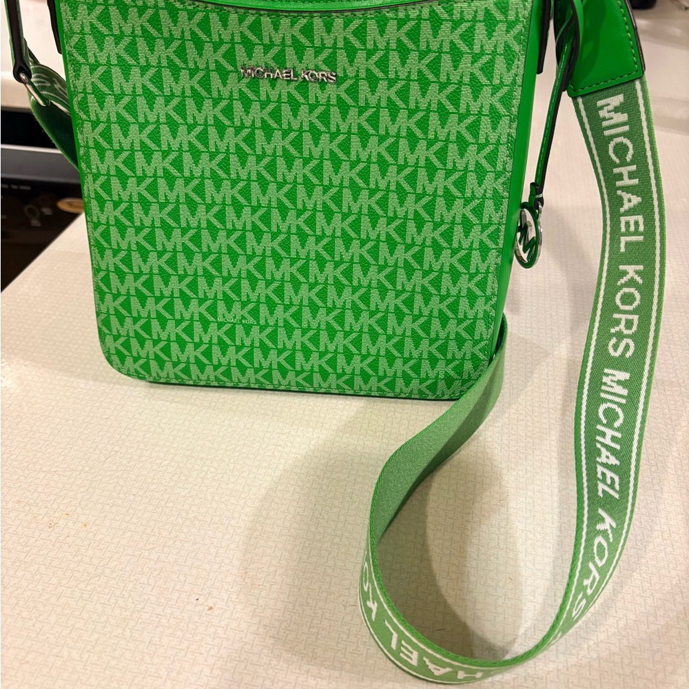 Michael Kors Vibrant Green Crossbody